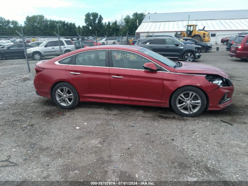 2018 Hyundai Sonata Sel VIN: 5NPE34AF7JH596316 Lot: 39707974