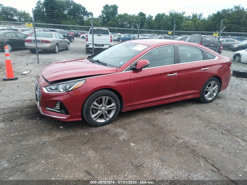 5NPE34AF7JH596316 2018 HYUNDAI SONATA - Image 2