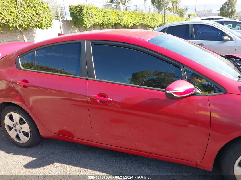 2016 Kia Forte Lx VIN: KNAFX4A64G5508756 Lot: 39707984