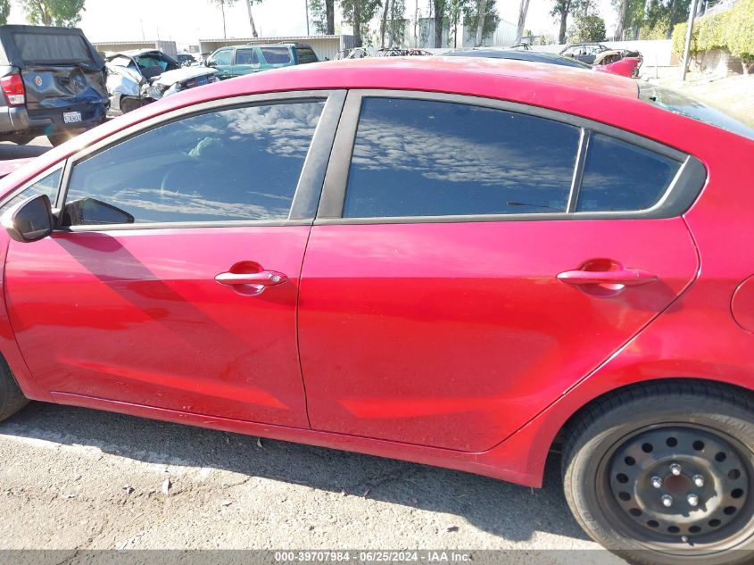 2016 Kia Forte Lx VIN: KNAFX4A64G5508756 Lot: 39707984