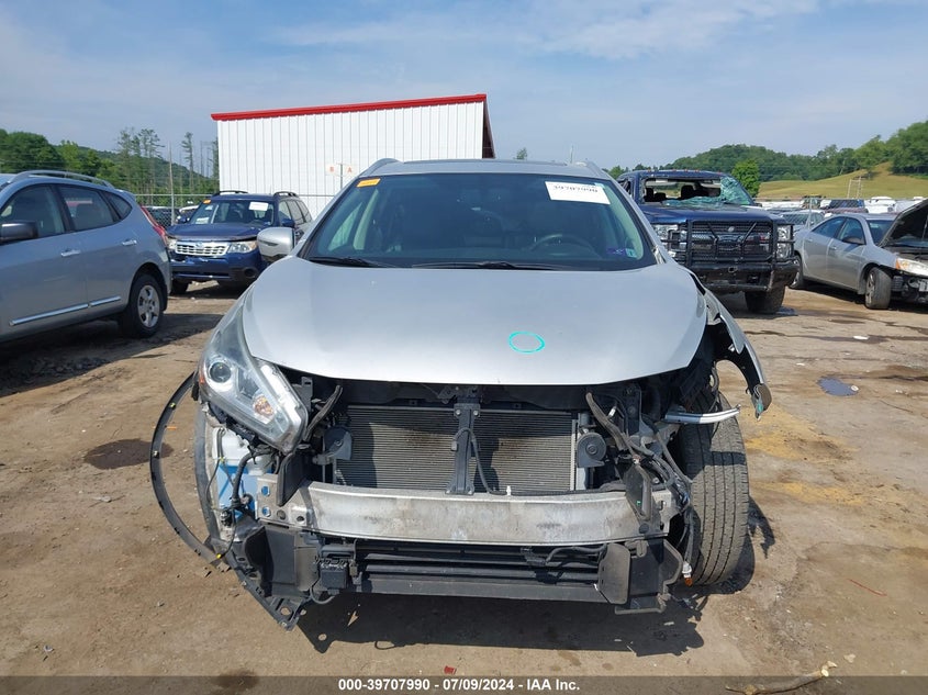 2016 Nissan Murano S/Sl/Sv/Platinum VIN: 5N1AZ2MH4GN124769 Lot: 39707990