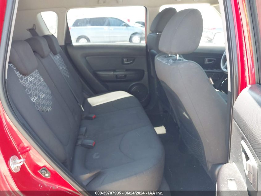 2010 Kia Soul + VIN: KNDJT2A25A7160942 Lot: 39707995