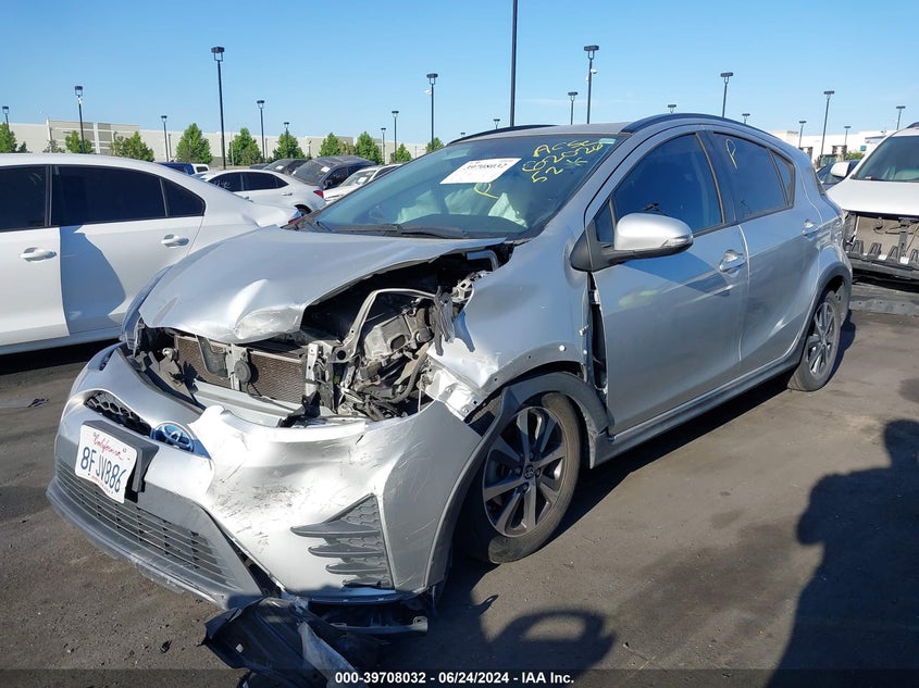 2018 Toyota Prius C Two VIN: JTDKDTB34J1619556 Lot: 39708032