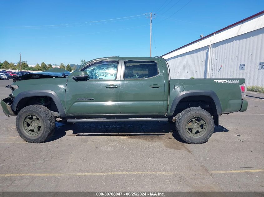 2021 Toyota Tacoma Double Cab/Sr/Sr5/Trd Sport/Trd Off Road/Trd Pro VIN: 3TMCZ5AN0MM406745 Lot: 39708047