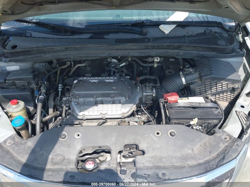 2010 Honda Odyssey Ex VIN: 5FNRL3H41AB038749 Lot: 39708060