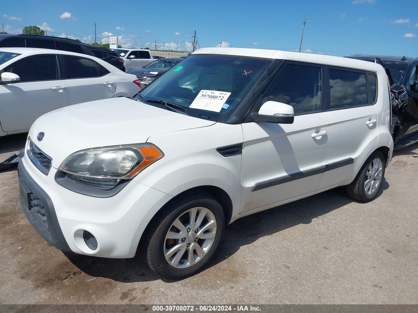 2012 Kia Soul + VIN: KNDJT2A63C7467449 Lot: 39708072