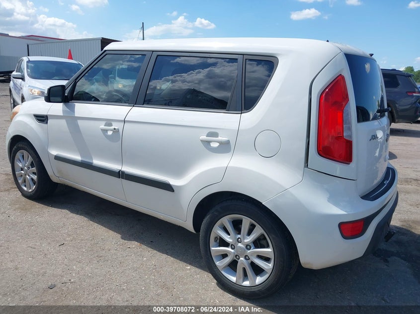 2012 Kia Soul + VIN: KNDJT2A63C7467449 Lot: 39708072