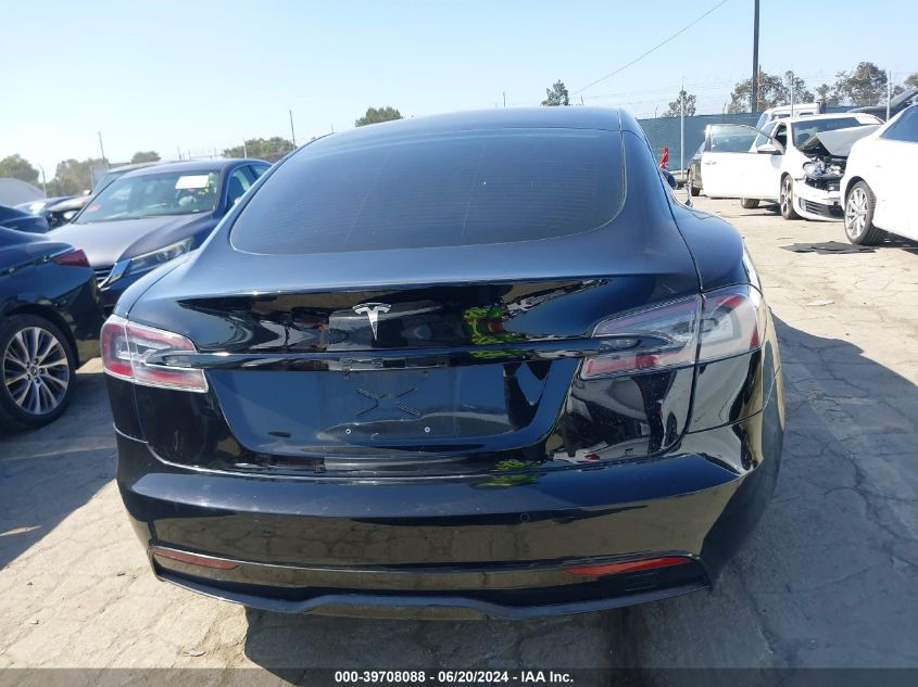 2021 Tesla Model S Long Range Dual Motor All-Wheel Drive VIN: 5YJSA1E54MF447387 Lot: 39708088