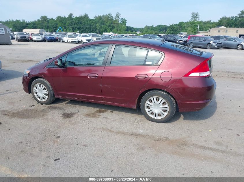 2011 Honda Insight VIN: JHMZE2H37BS012364 Lot: 39708091