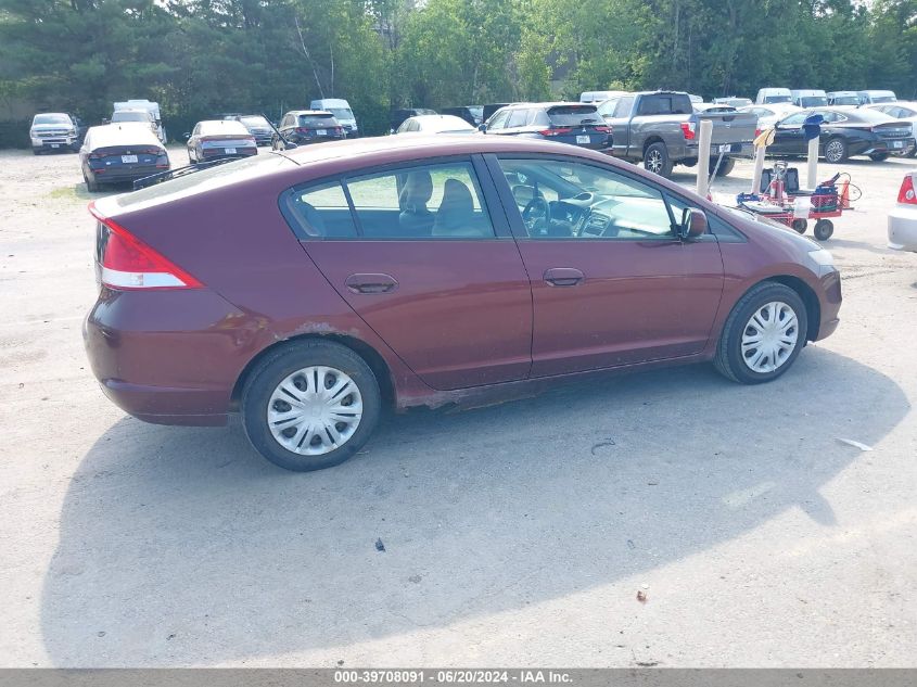 2011 Honda Insight VIN: JHMZE2H37BS012364 Lot: 39708091