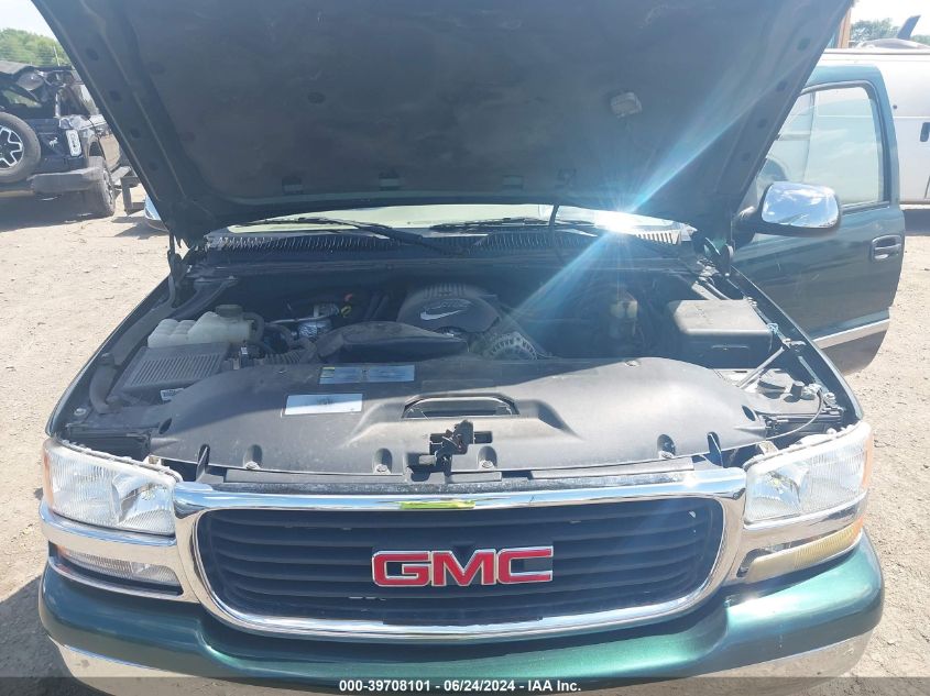 2001 GMC Sierra 1500 Sle VIN: 2GTEC19T811195836 Lot: 39708101