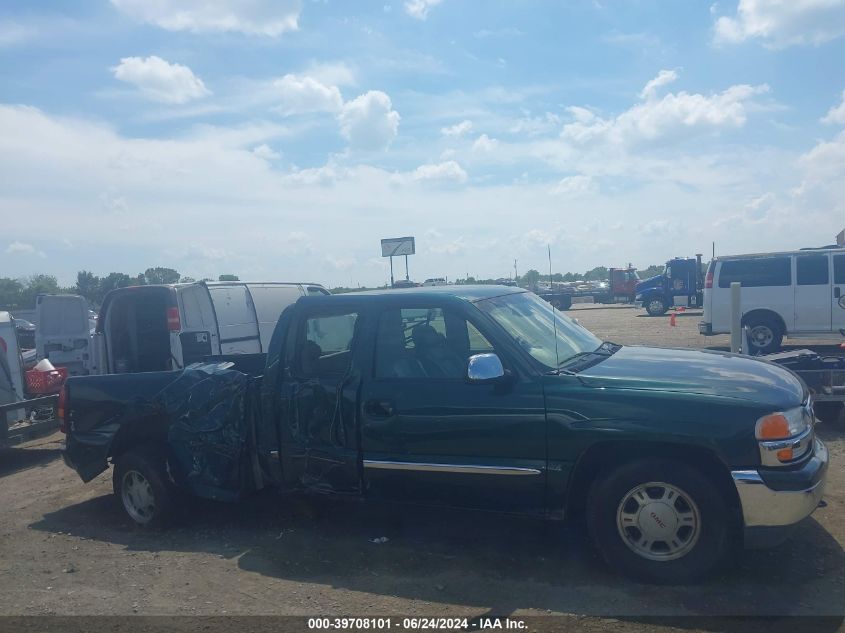 2001 GMC Sierra 1500 Sle VIN: 2GTEC19T811195836 Lot: 39708101