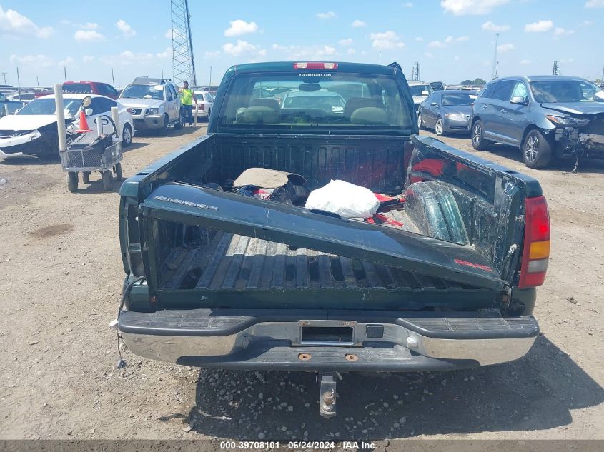 2001 GMC Sierra 1500 Sle VIN: 2GTEC19T811195836 Lot: 39708101