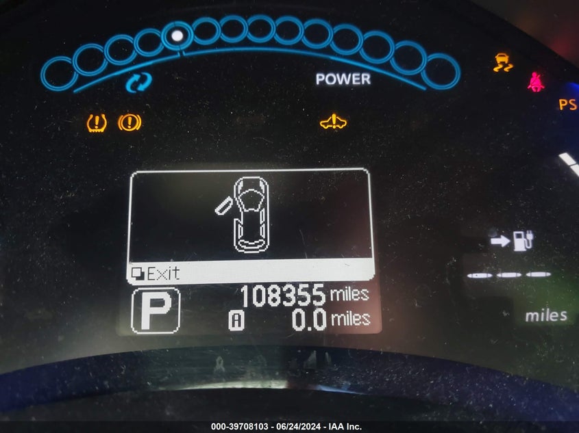 2011 Nissan Leaf Sl VIN: JN1AZ0CP2BT006518 Lot: 39708103