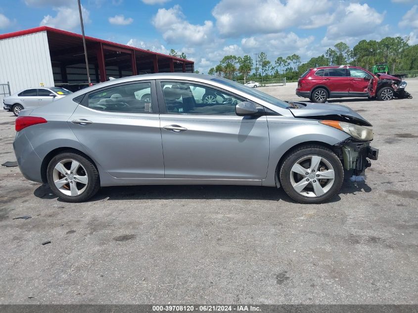 2013 Hyundai Elantra Gls VIN: KMHDH4AE0DU517367 Lot: 39708120