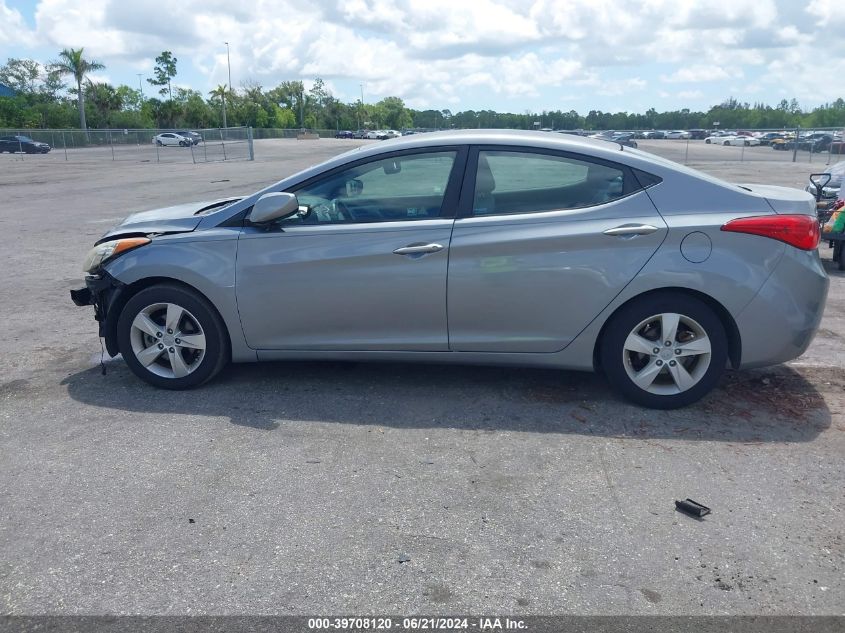 2013 Hyundai Elantra Gls VIN: KMHDH4AE0DU517367 Lot: 39708120