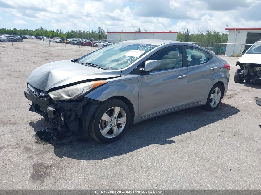 2013 Hyundai Elantra Gls VIN: KMHDH4AE0DU517367 Lot: 39708120