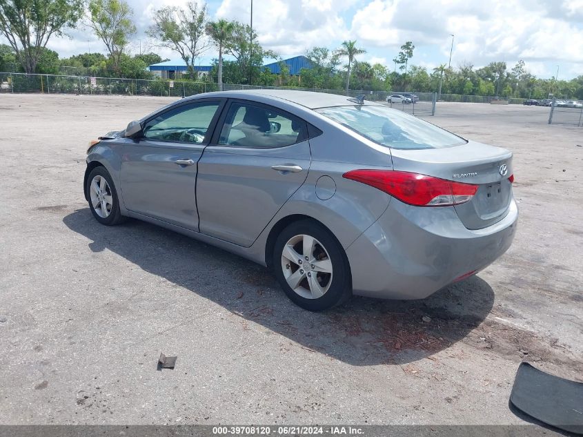 2013 Hyundai Elantra Gls VIN: KMHDH4AE0DU517367 Lot: 39708120