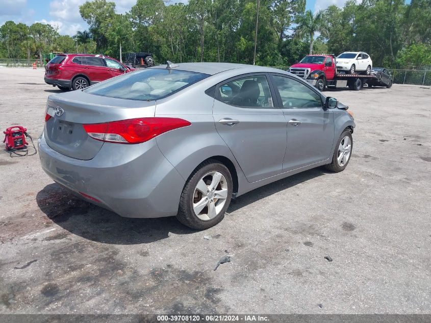 2013 Hyundai Elantra Gls VIN: KMHDH4AE0DU517367 Lot: 39708120