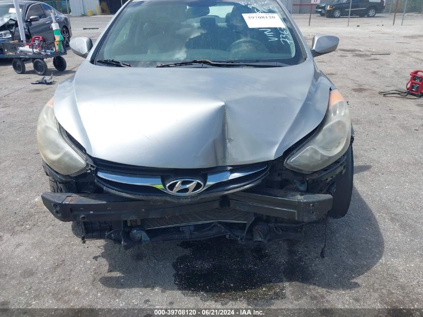 2013 Hyundai Elantra Gls VIN: KMHDH4AE0DU517367 Lot: 39708120