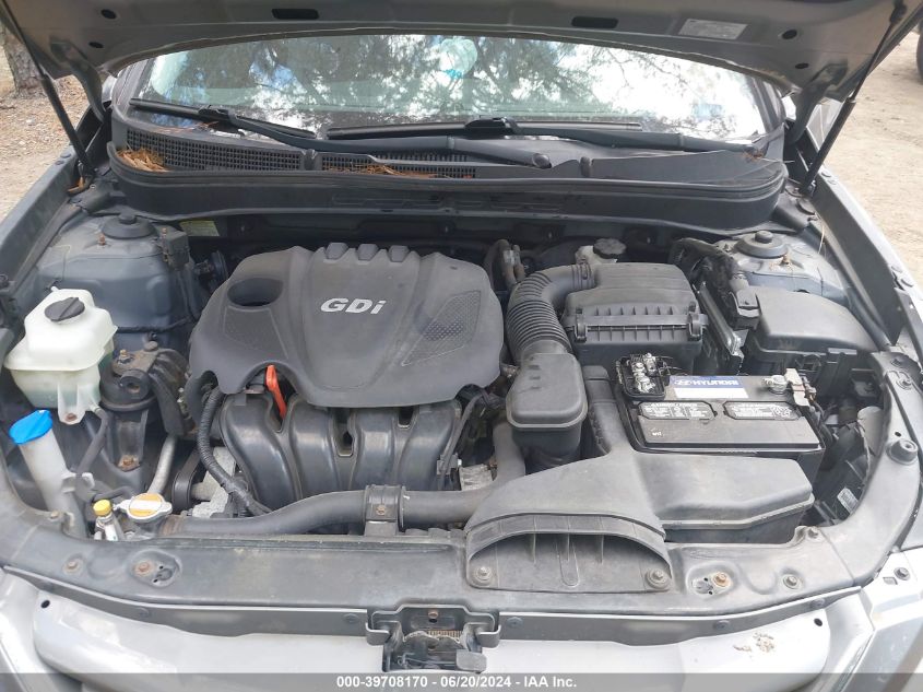 2013 Hyundai Sonata Gls VIN: 5NPEB4AC3DH511047 Lot: 39708170