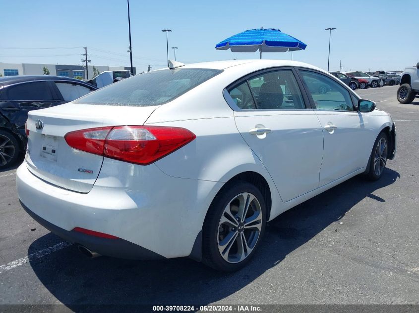 2014 Kia Forte Ex VIN: KNAFX4A82E5232141 Lot: 39708224