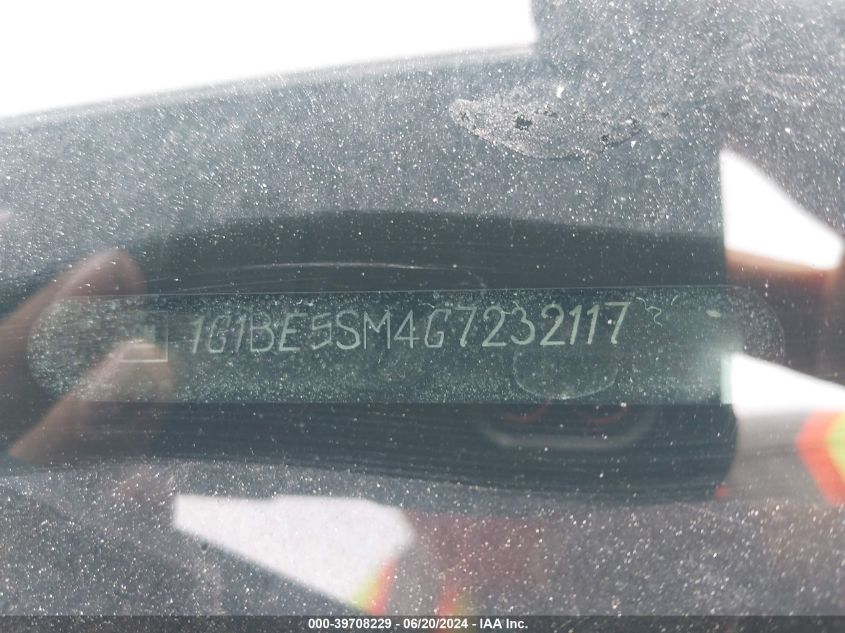 2016 Chevrolet Cruze Lt Auto VIN: 1G1BE5SM4G7232117 Lot: 39708229