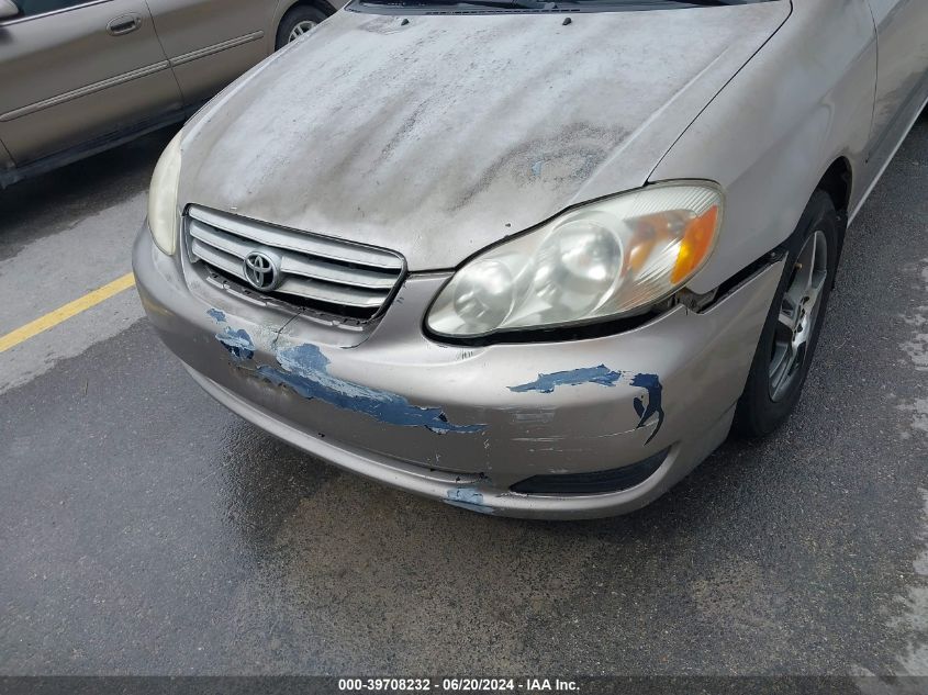 2003 Toyota Corolla Ce/Le/S VIN: 2T1BR32E23C763219 Lot: 39708232