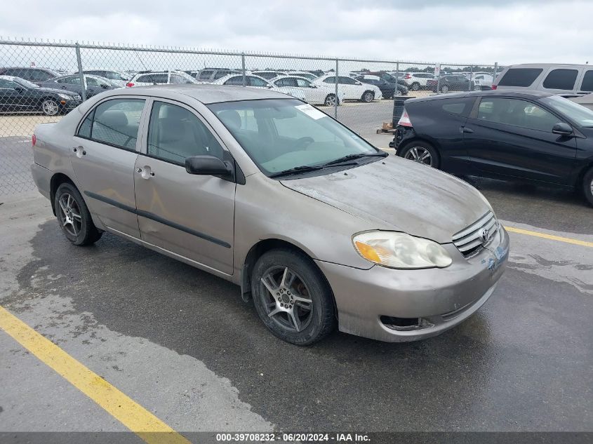 2003 Toyota Corolla Ce/Le/S VIN: 2T1BR32E23C763219 Lot: 39708232