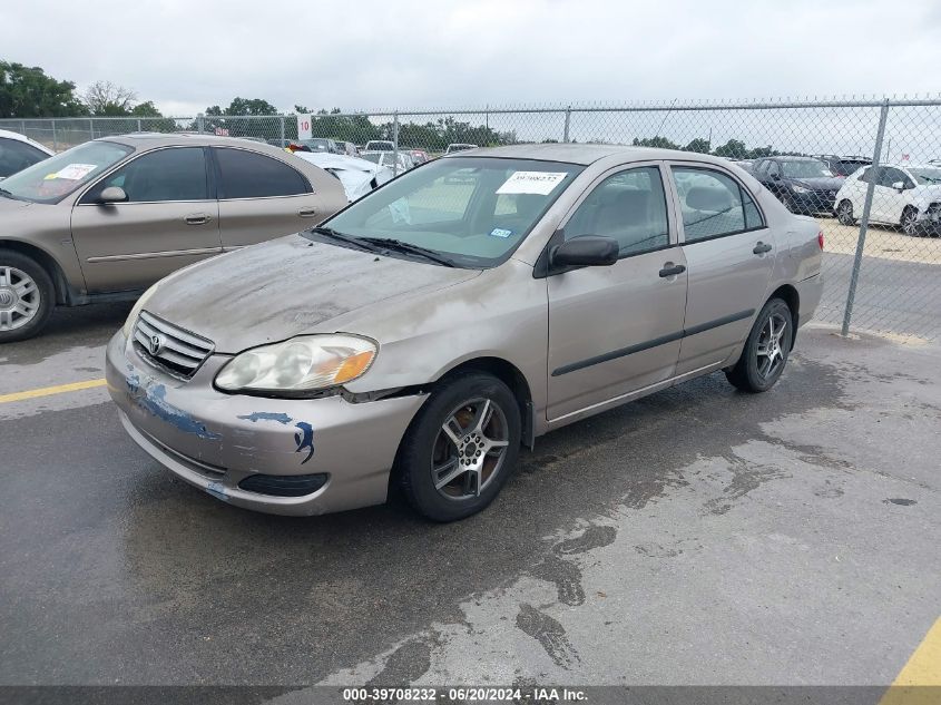 2003 Toyota Corolla Ce/Le/S VIN: 2T1BR32E23C763219 Lot: 39708232