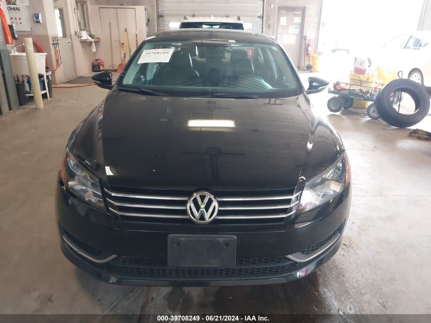 2012 Volkswagen Passat Se VIN: 1VWBH7A33CC061846 Lot: 39708249