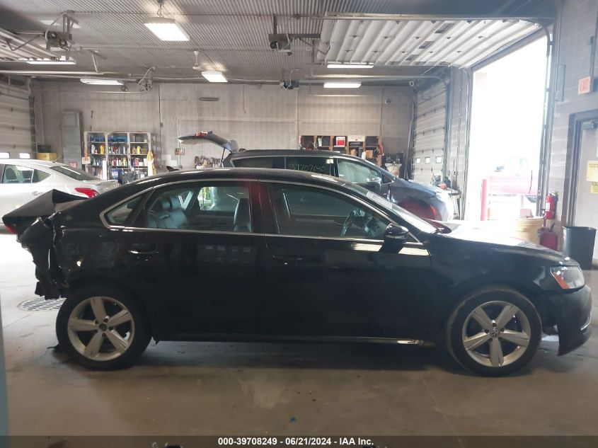 2012 Volkswagen Passat Se VIN: 1VWBH7A33CC061846 Lot: 39708249