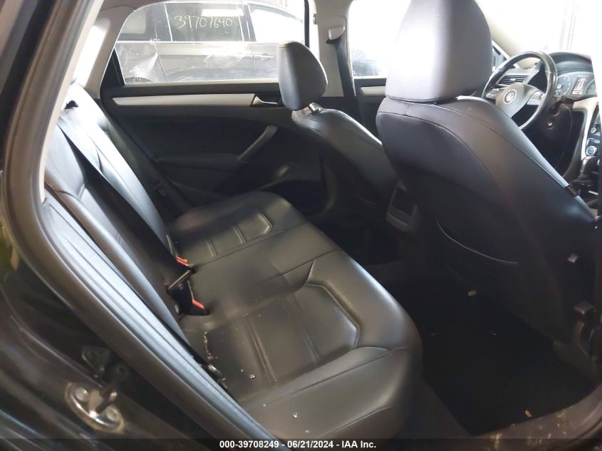 2012 Volkswagen Passat Se VIN: 1VWBH7A33CC061846 Lot: 39708249