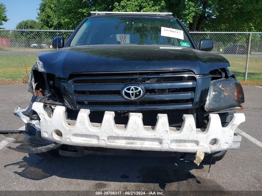 2007 Toyota Highlander V6 VIN: JTEHP21A770201143 Lot: 39708317