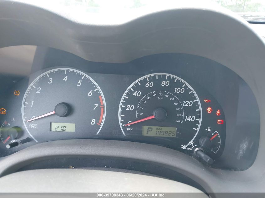 2009 Toyota Corolla Le VIN: 1NXBU40E59Z061149 Lot: 39708343