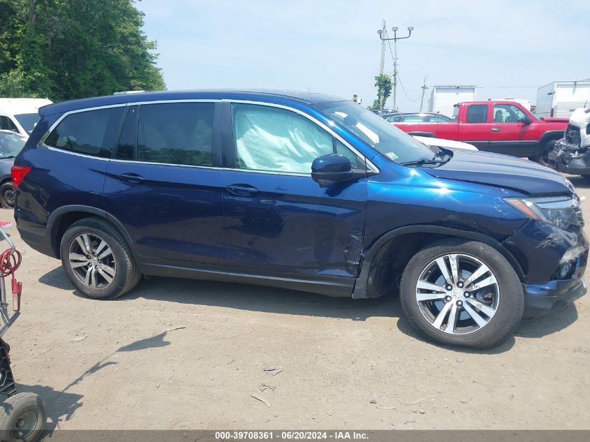 2016 Honda Pilot Ex-L VIN: 5FNYF6H52GB102173 Lot: 39708361