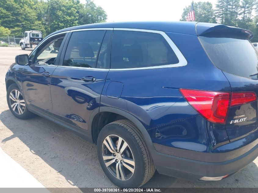 2016 Honda Pilot Ex-L VIN: 5FNYF6H52GB102173 Lot: 39708361