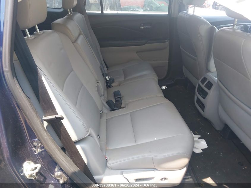 2016 Honda Pilot Ex-L VIN: 5FNYF6H52GB102173 Lot: 39708361