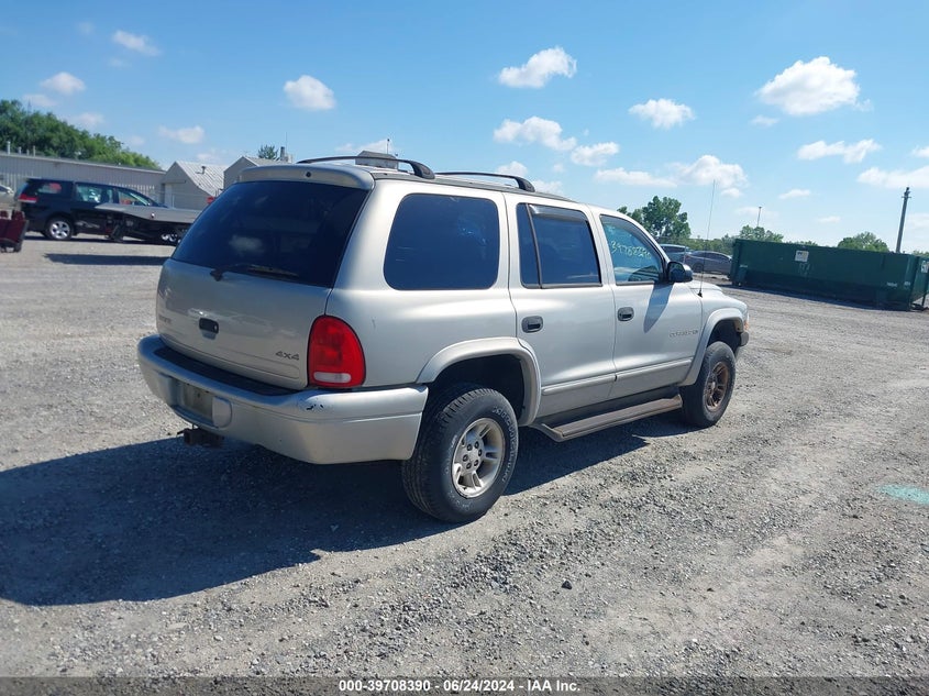1998 Dodge Durango Slt VIN: 1B4HS28Y1WF159373 Lot: 39708390