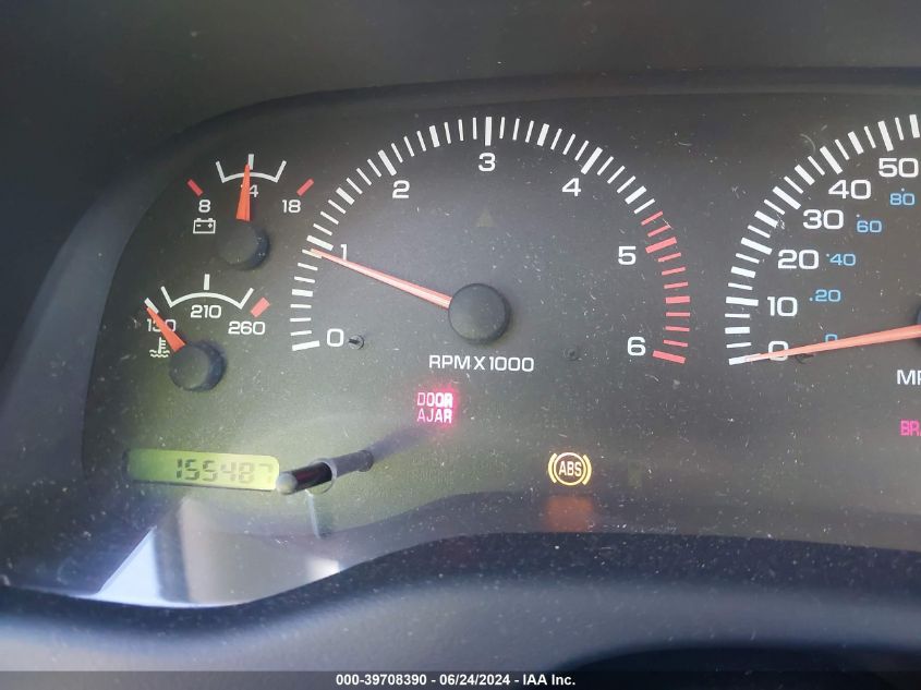 1998 Dodge Durango Slt VIN: 1B4HS28Y1WF159373 Lot: 39708390