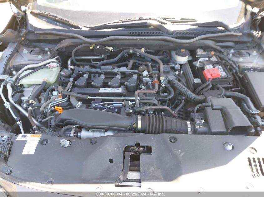 2018 Honda Civic Ex-L VIN: JHMFC1F83JX009366 Lot: 39708394