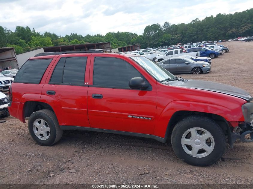 2002 Chevrolet Trailblazer Ls VIN: 1GNDS13S022374864 Lot: 39708405