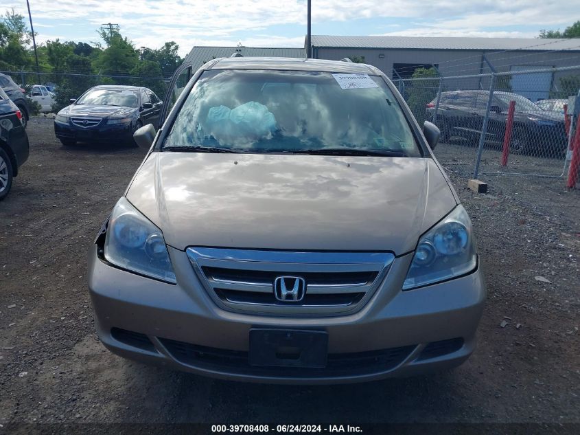 2006 Honda Odyssey Ex VIN: 5FNRL38496B091528 Lot: 39708408