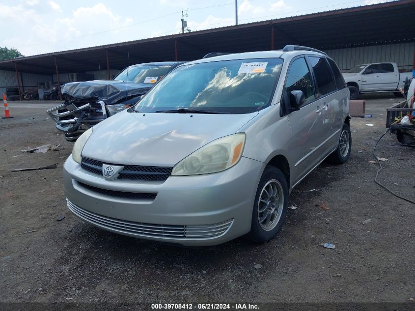 2005 Toyota Sienna Le VIN: 5TDZA23C25S231668 Lot: 39708412