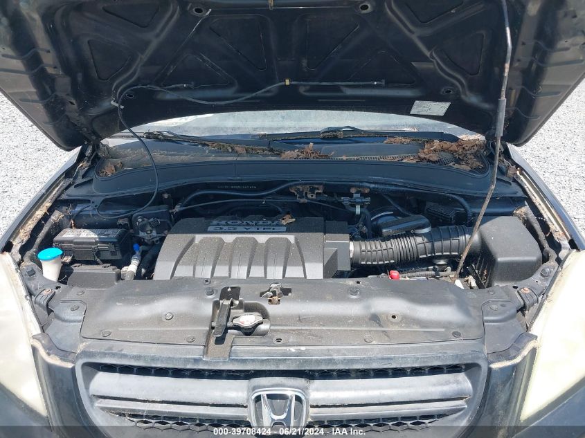 2005 Honda Pilot Ex-L VIN: 2HKYF18665H559305 Lot: 39708424