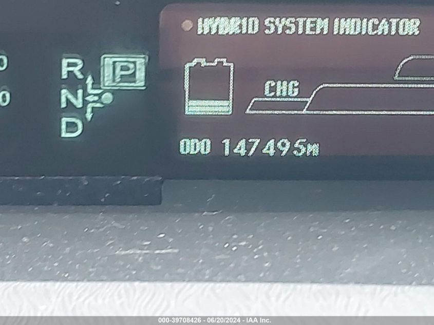 2011 Toyota Prius Four VIN: JTDKN3DU1B0319421 Lot: 39708426