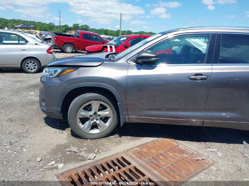 2019 Toyota Highlander Limited VIN: 5TDDZRFH1KS934872 Lot: 39708436