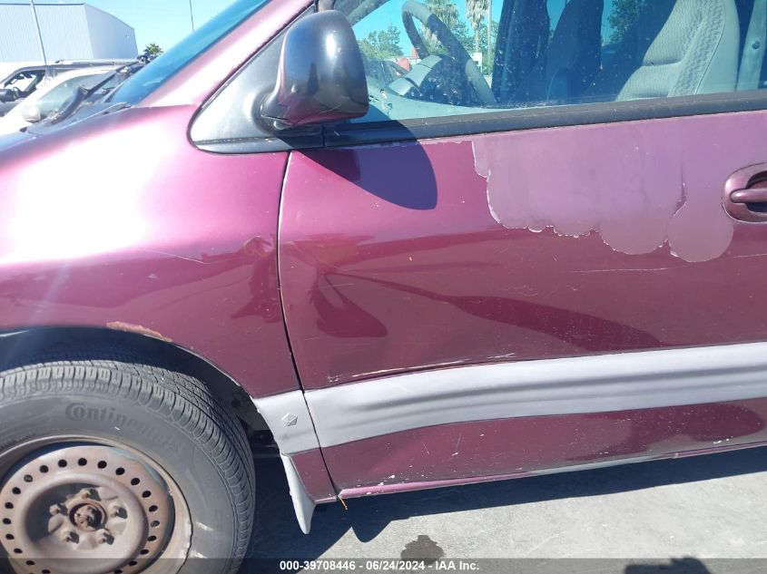 2000 Chrysler Grand Voyager Se VIN: 2C4GJ44R4YR802001 Lot: 39708446