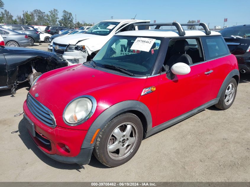 2011 Mini Cooper VIN: WMWSU3C58BT092009 Lot: 39708462