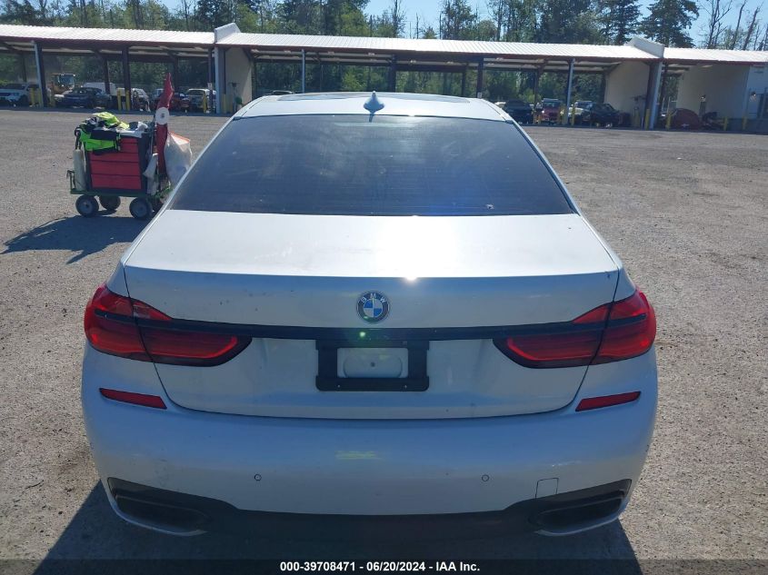 2016 BMW 750I Xi VIN: WBA7F2C56GG417895 Lot: 39708471